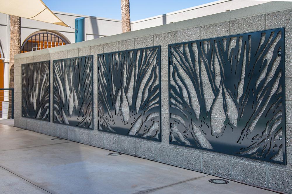 a closer view of our fine metal wall art craftsmanship in Phoenix AZ